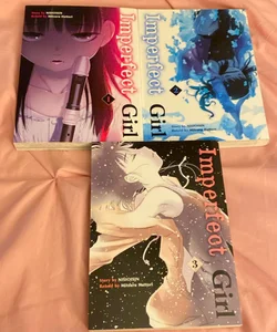 Imperfect Girl manga series complete set volumes 1-3