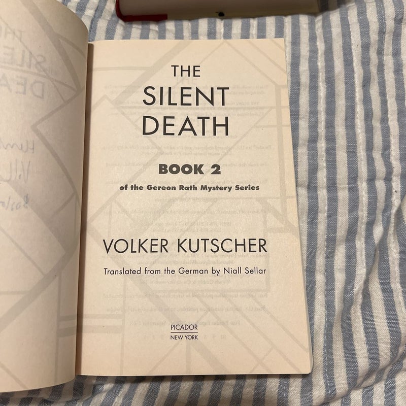 The Silent Death - signed by author 
