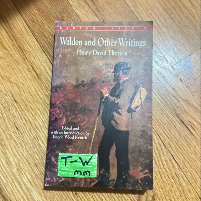 Walden and Other Writings