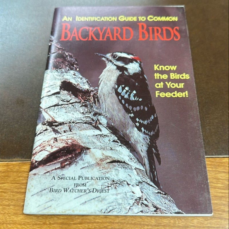 Identification Guide to Common Backyard Birds