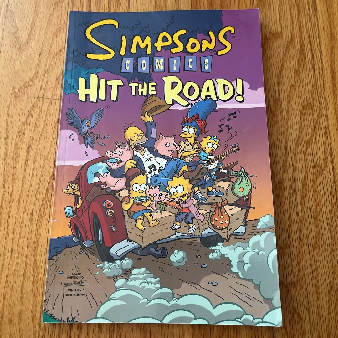 Road!　Groening,　Simpsons　Hit　Comics　Pangobooks　the　by　Matt　Paperback
