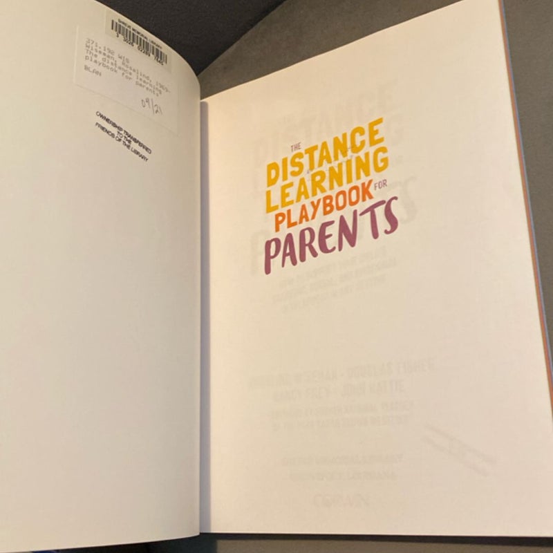 The Distance Learning Playbook for Parents