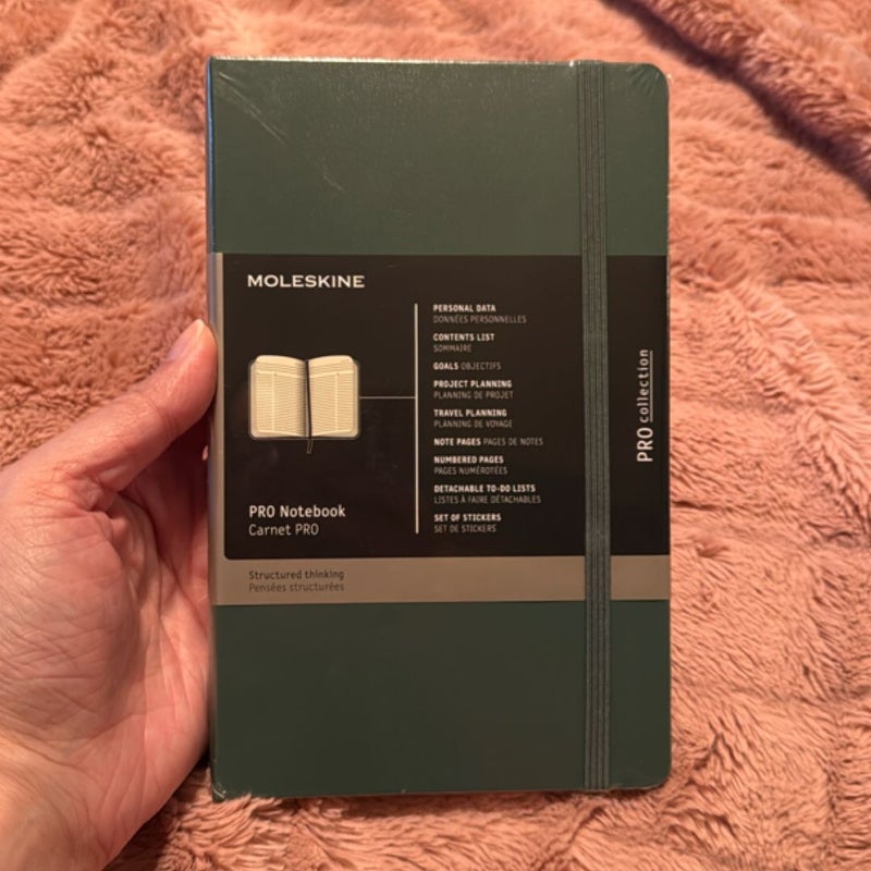 Moleskine PRO Notebook, Forest Green