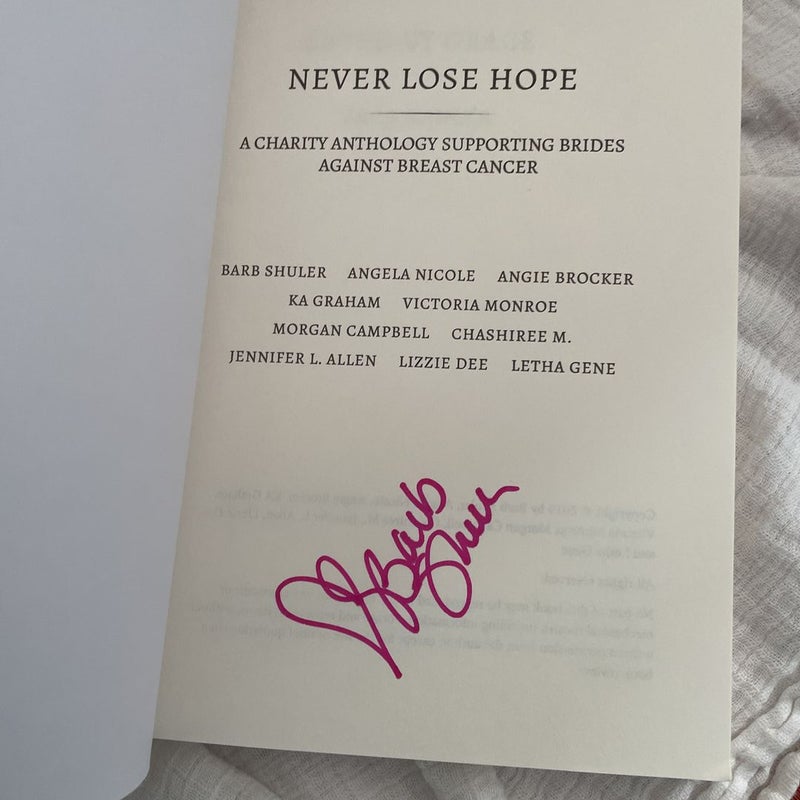 Never lose hope