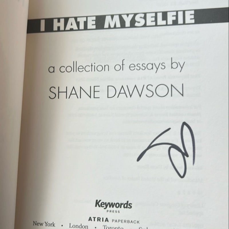 I Hate Myselfie (Signed Copy)