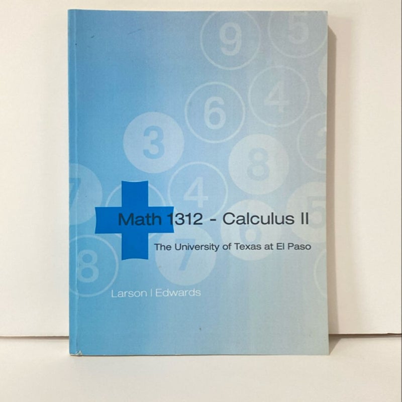 Custom Math 1312 - Calculus II