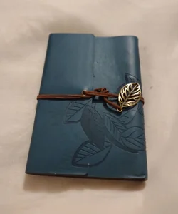 Blue Green Vintage Leather Cover Journal Notebook 