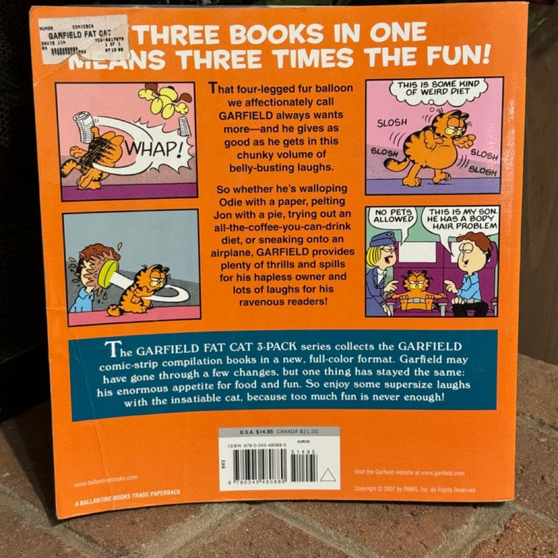 Garfield Fat Cat 3-Pack Paperback Book Bundle