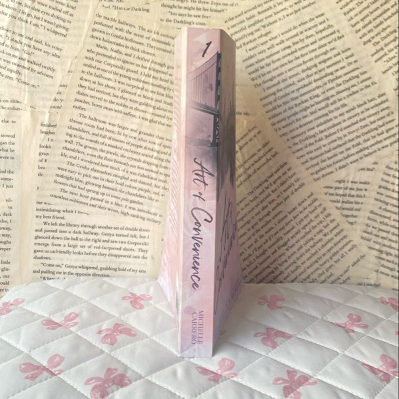 Reserved for Kari!  Art of Convenience + handmade bookmark 
