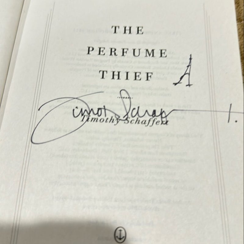 The Perfume Thief signed copy