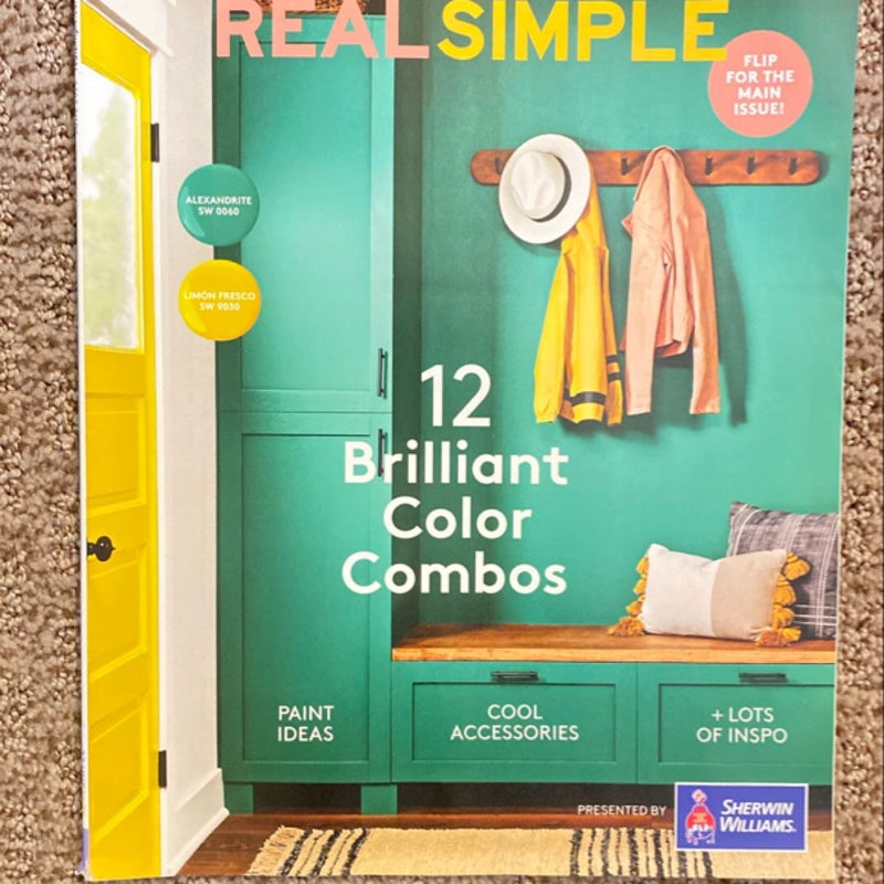 Real Simple Magazine  - 12 Brillant Color Combos