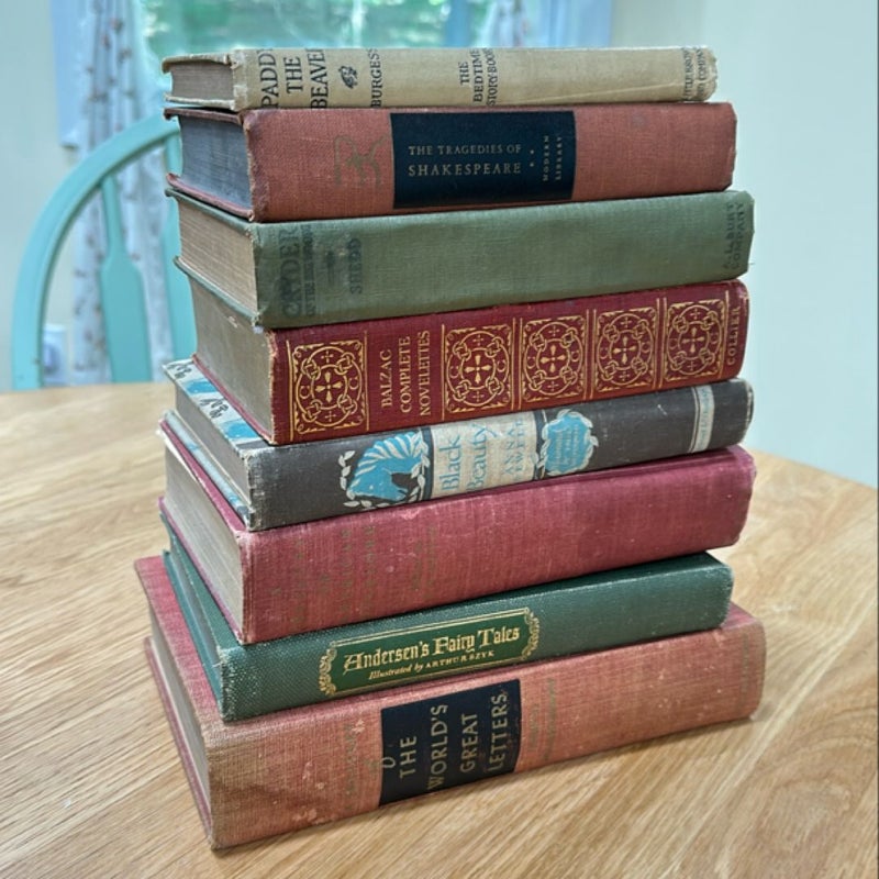 Vintage/antique book lot