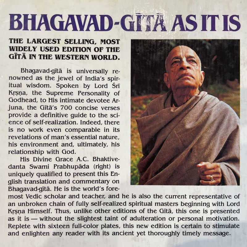 Bhagavad-Gita As It is