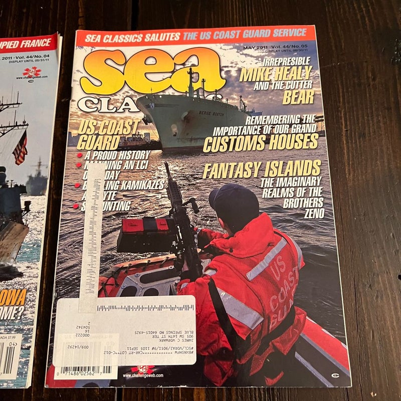 Sea Classics Magazines Set of 4