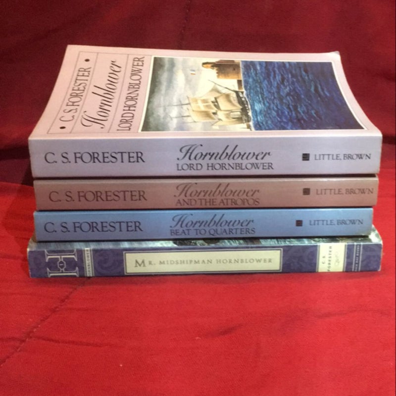 Hornblower series, vols. 1,4,5,9