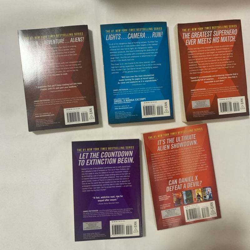 Daniel X Series 5 Books in Paperback, Young Readers James Patterson