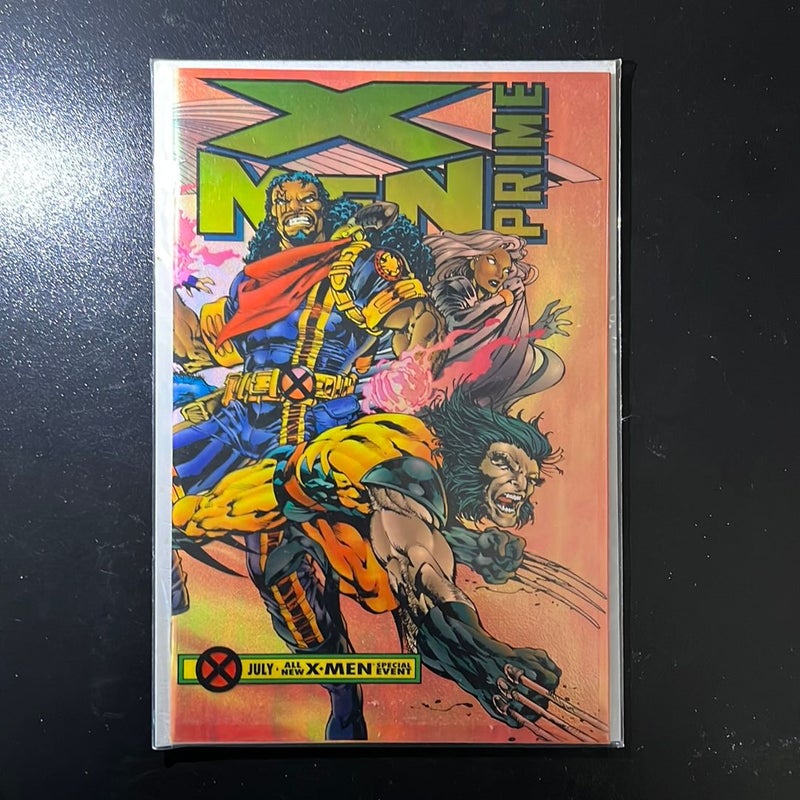 X-MEN PRIME #1 Chromium Wrap Cover 1995