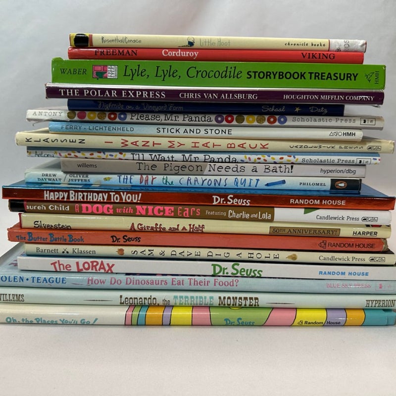 15 Story Time Books Kids Toddlers Daycare Child Mix Assorted Bundle Picture Books