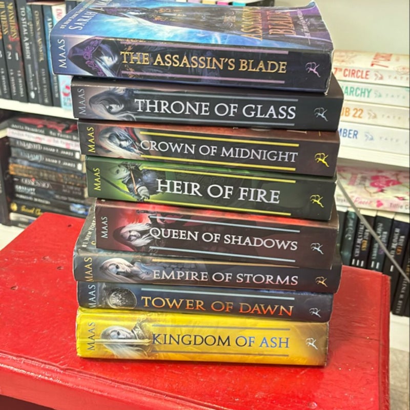 Throne Of Glass book set 