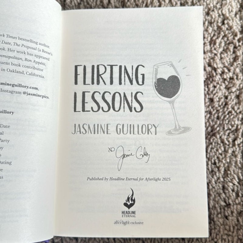Flirting Lessons (Afterlight Exclusive, Digitally signed)