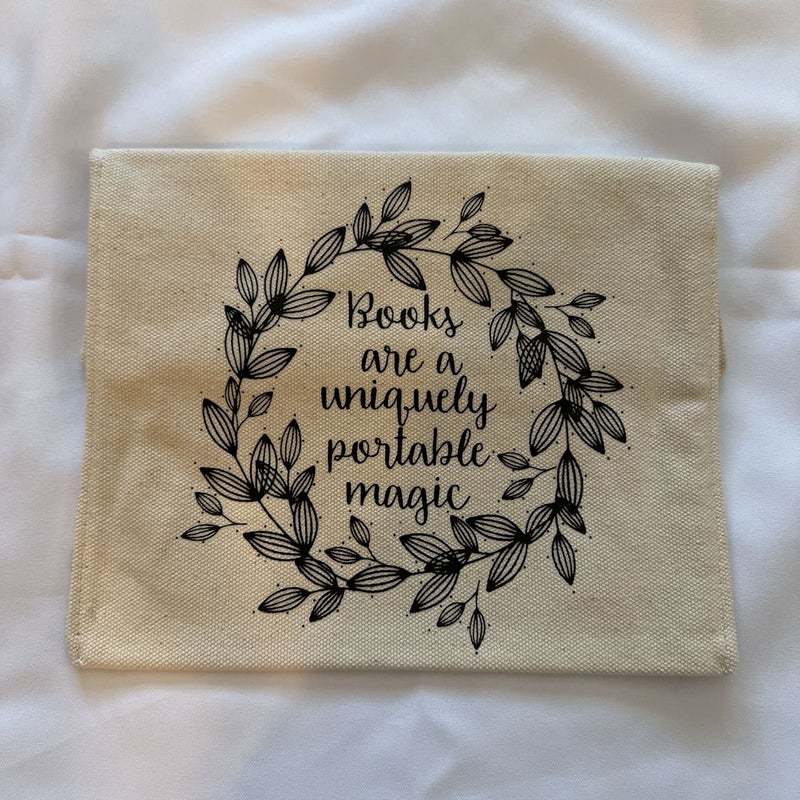 Canvas Book Clutch Purse OWLCRATE 