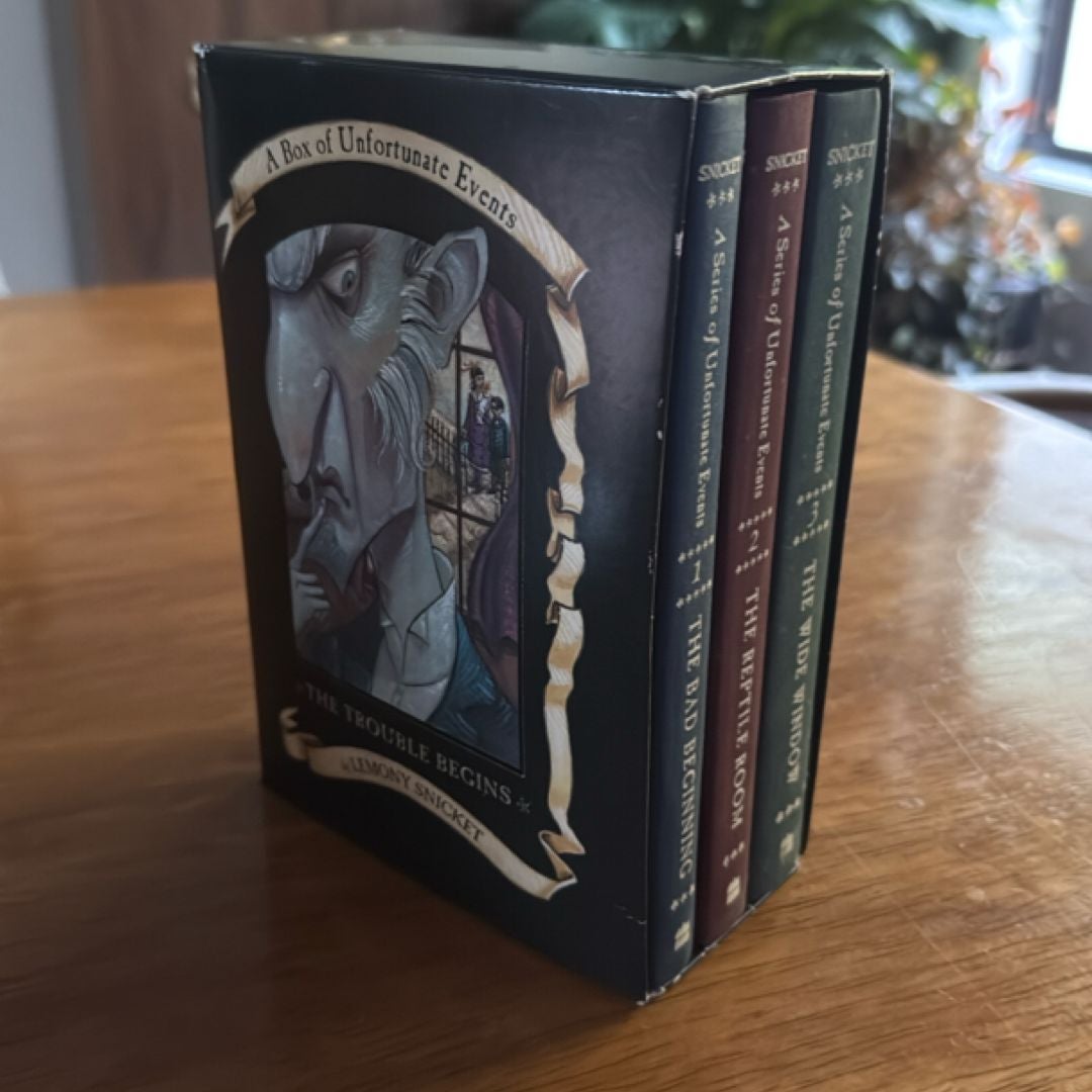 A Series of Unfortunate Events Box: the Trouble Begins (Books 1-3)