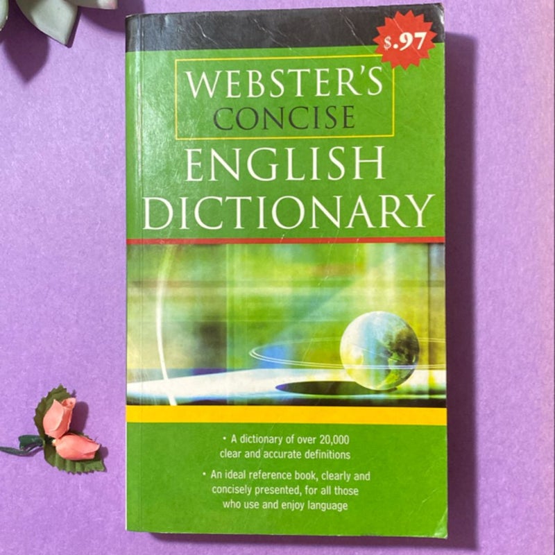 Webster’s Concise English Dictionary