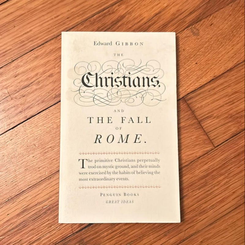 The Christians and the Fall of Rome