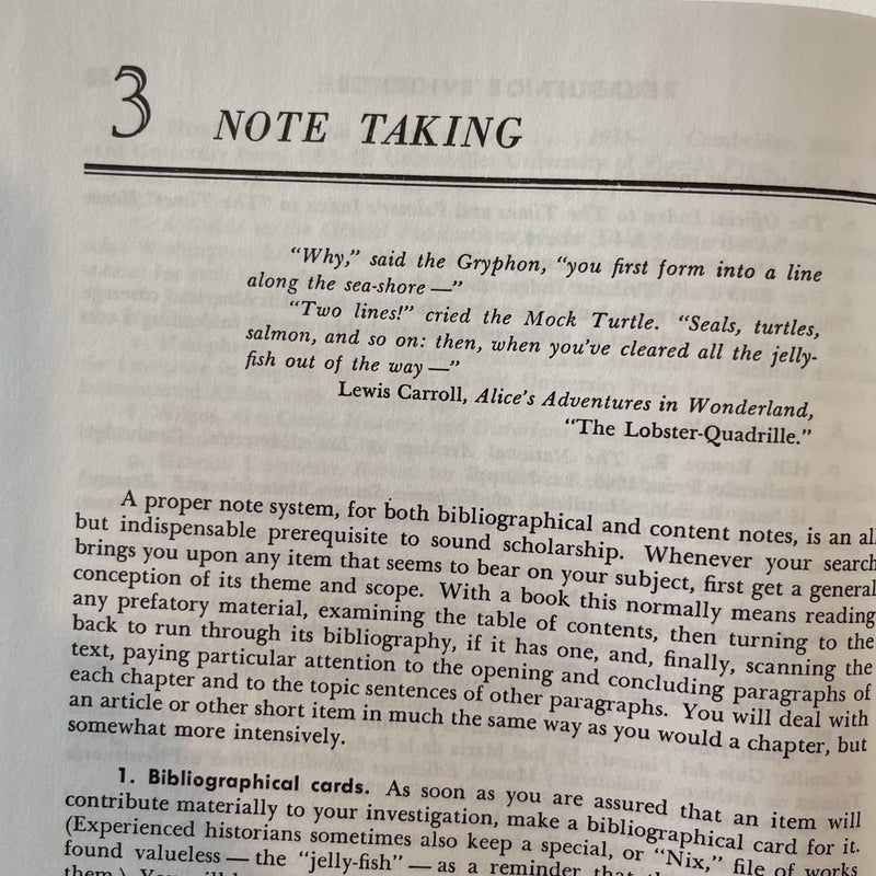 Historian's Handbook