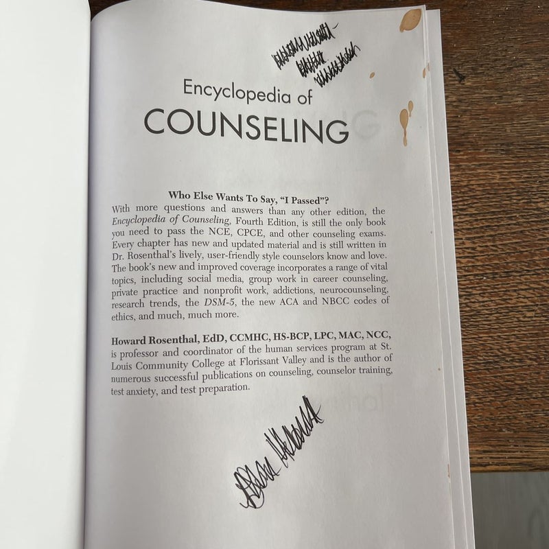 Encyclopedia of Counseling