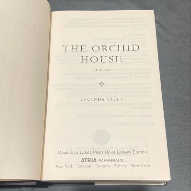 The Orchid House large print edition 