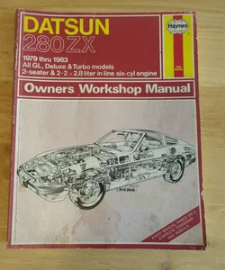 Car Owners Workshop Manuel Datsun 280 ZX 1979 Thru 1983