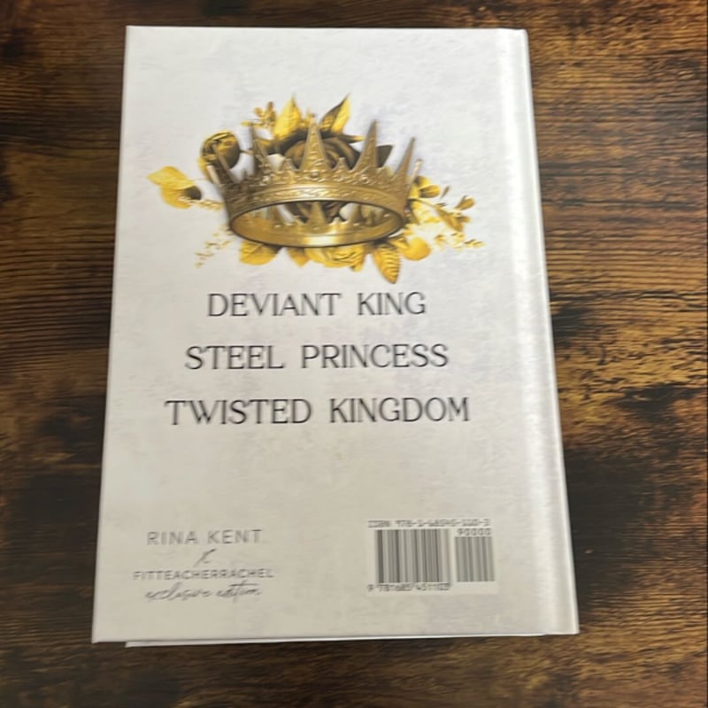 Rina Kent Signed Royal Elite Trilogy - Deviant King, Steel Princess ...