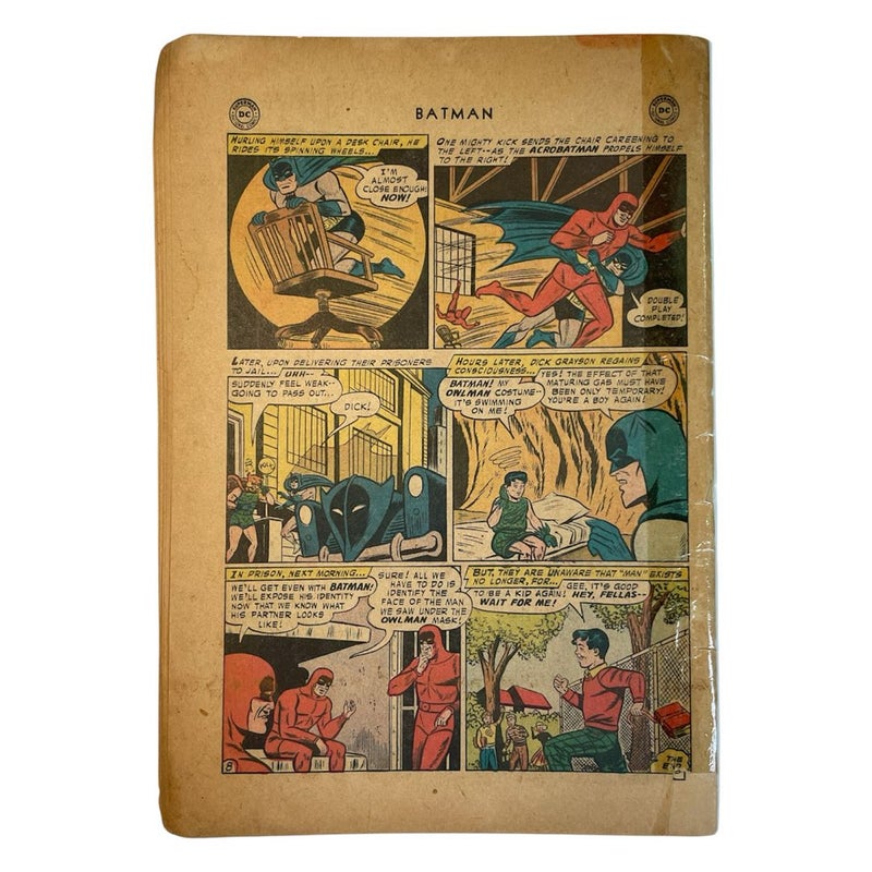 Batman #107 April 1957 DC Comics Coverless Incomplete Damaged 28 Pages NG/PR