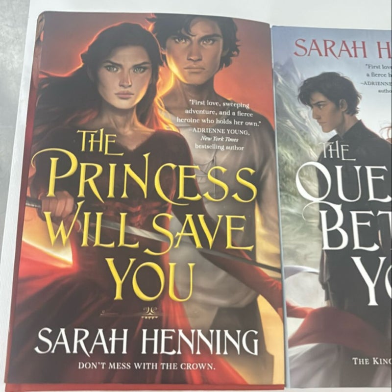 The Princess Will Save You/The Queen Will Betray You/The King Will Kill You book bundle