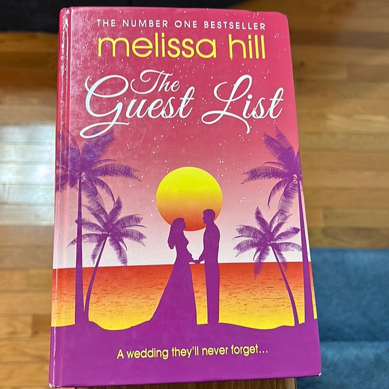 The Guest List by Melissa Hill, Hardcover Pangobooks