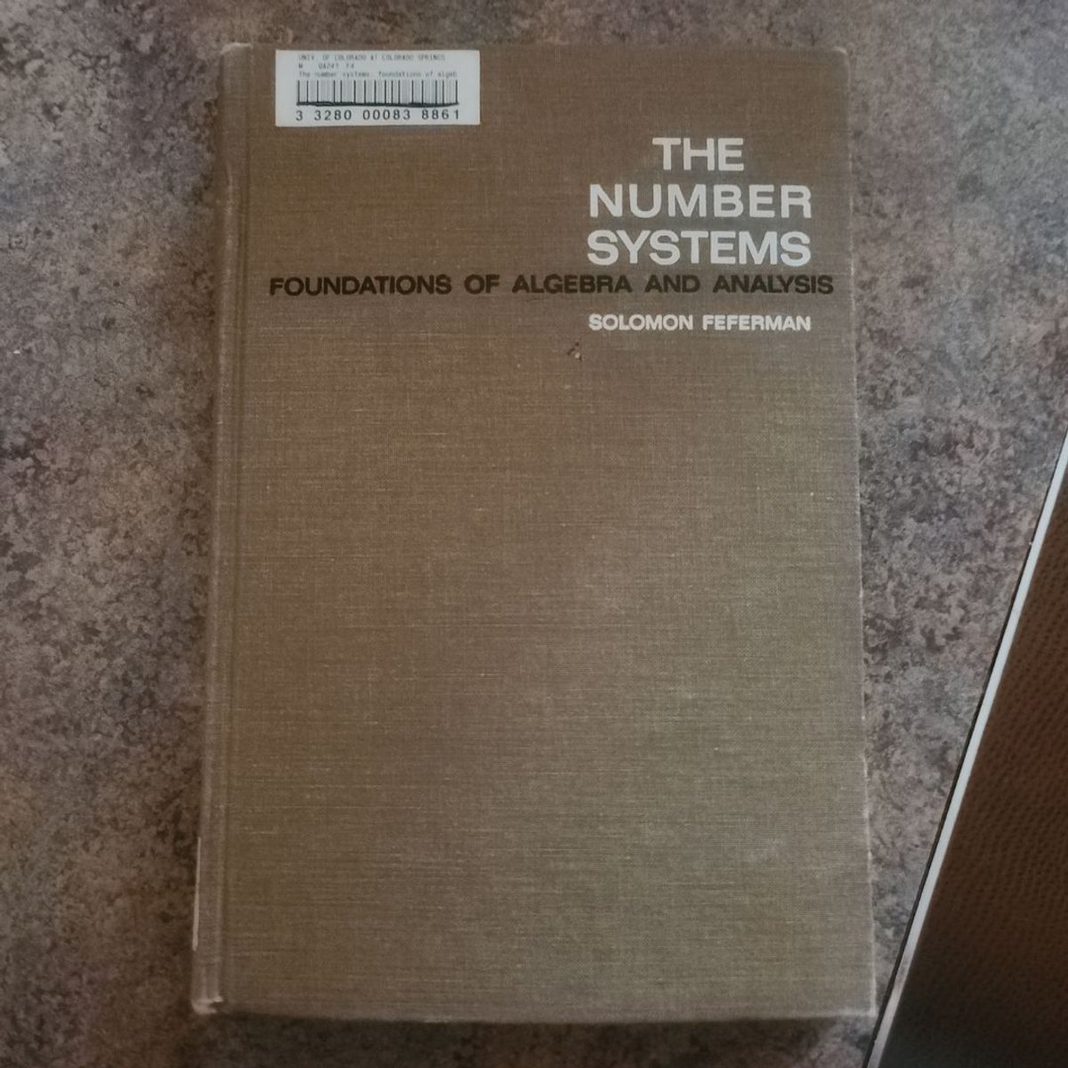 Number Systems by Feferman