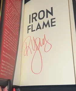 SIGNED Iron Flame 