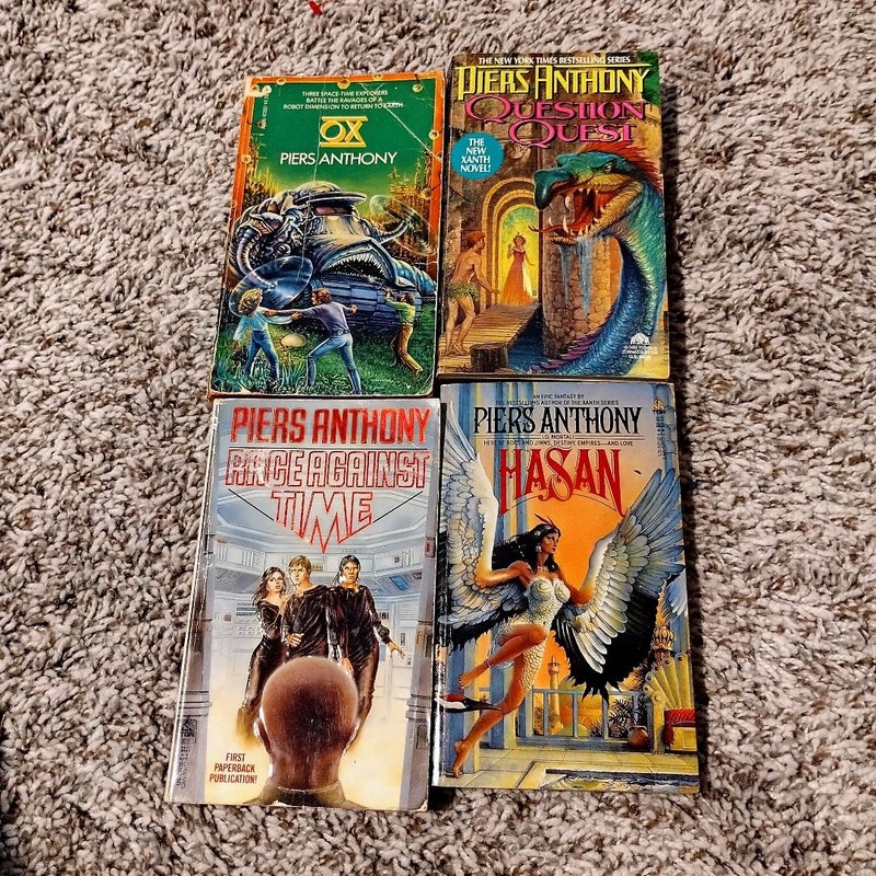 Vintage Piers Anthony Science Fiction Paperback Books Bundle x16