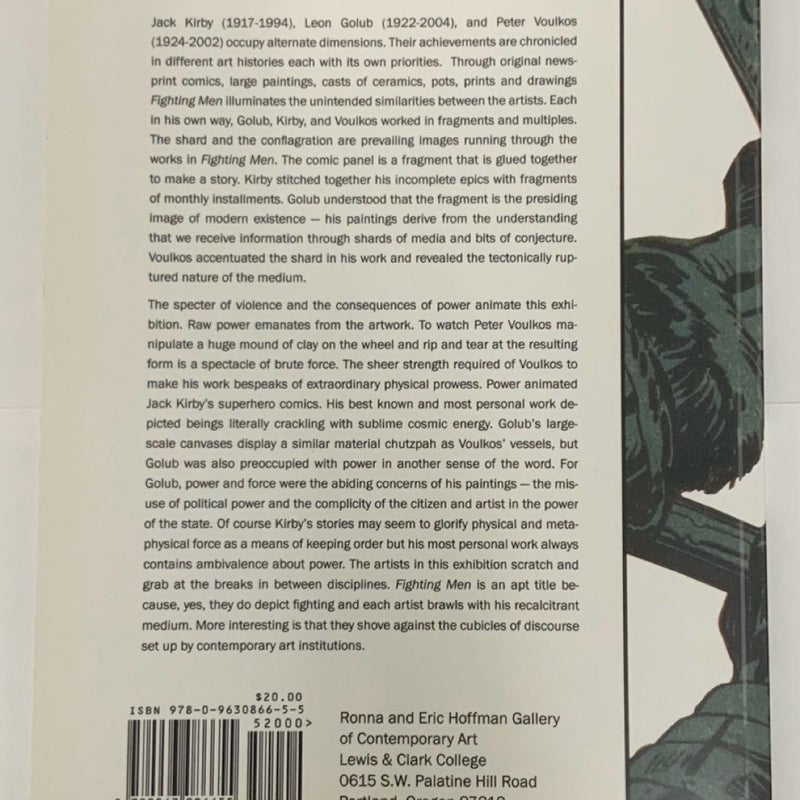 Fighting Men Leon Golub Peter Voulkos and Jack Kirby By Ronna & Eric Hoffman