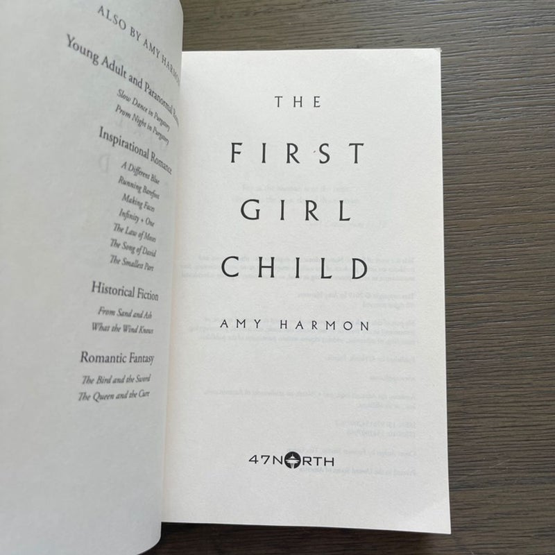 The First Girl Child signed copy 