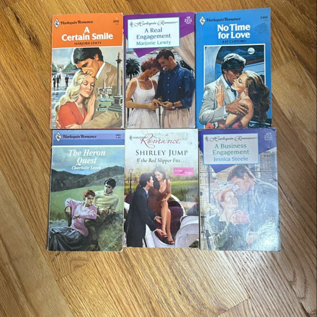 lot-of-6-paperback-harlequin-romance-books-by-vary-paperback-pangobooks