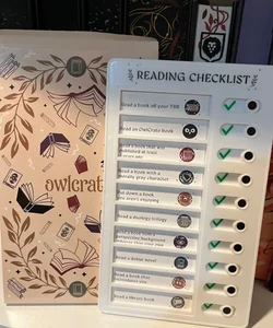 Owlcrate reading checklist 