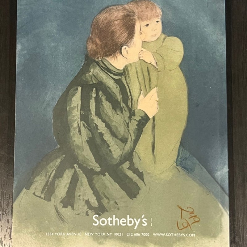 Sotheby’s Prints New York May 3 & 4, 2007 No8312 Catalog including the Whistler Collection