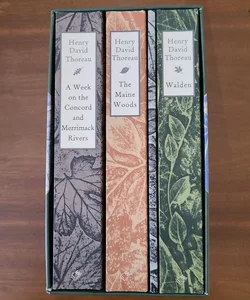 Set of 4 Henry David Thoreau books