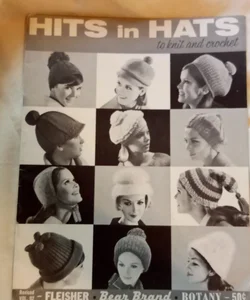 Hits in Hats Vintage Knitting Pattern