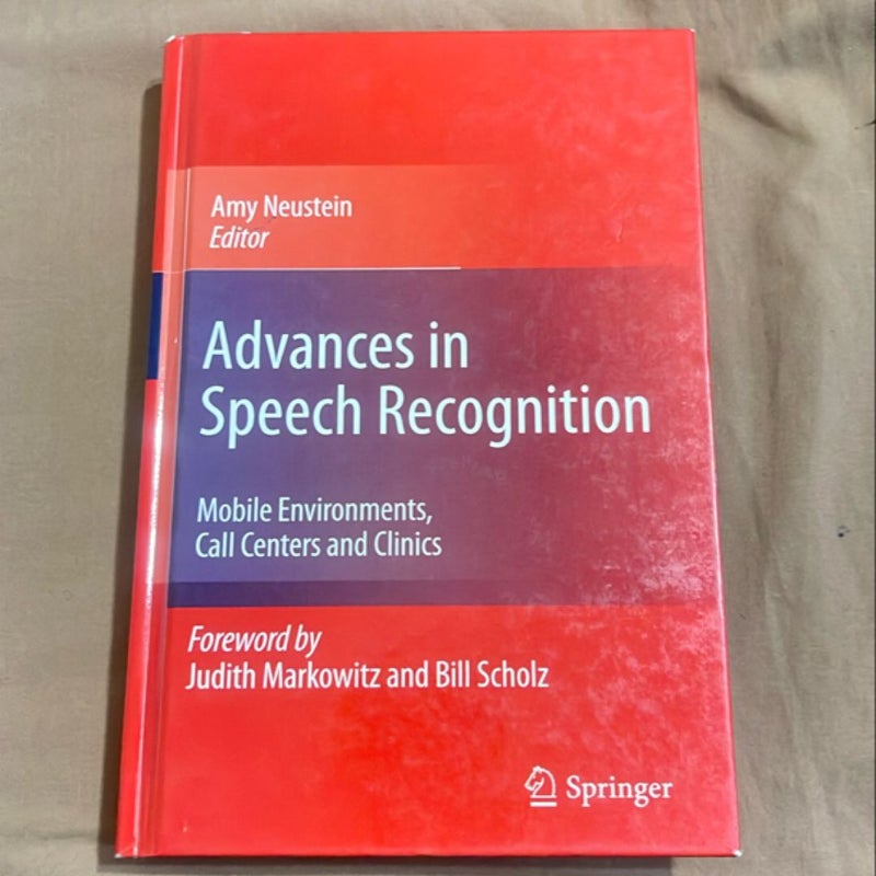 Advances in Speech Recognition