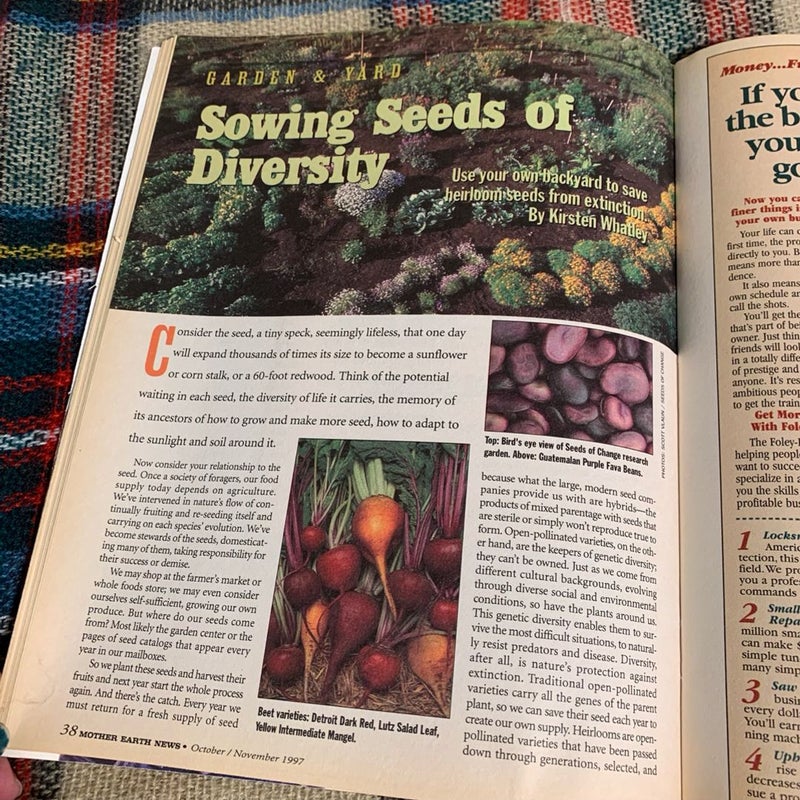 Mother Earth News Magazine - Nov 1997