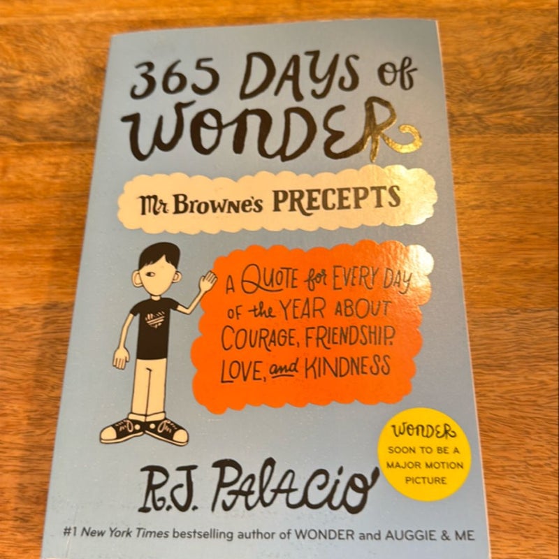 365 Days of Wonder: Mr. Browne's Precepts