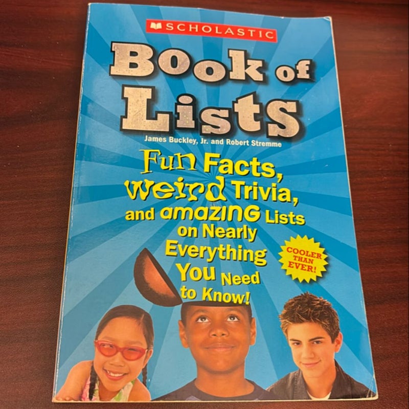 Scholastic Book of Lists